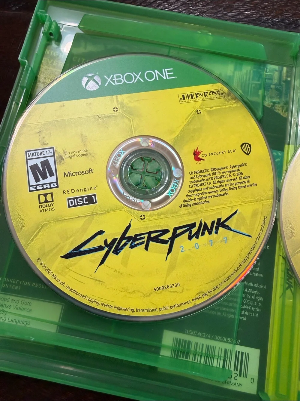 Microsoft Xbox One Cyberpunk 2077 - Yellow Cover